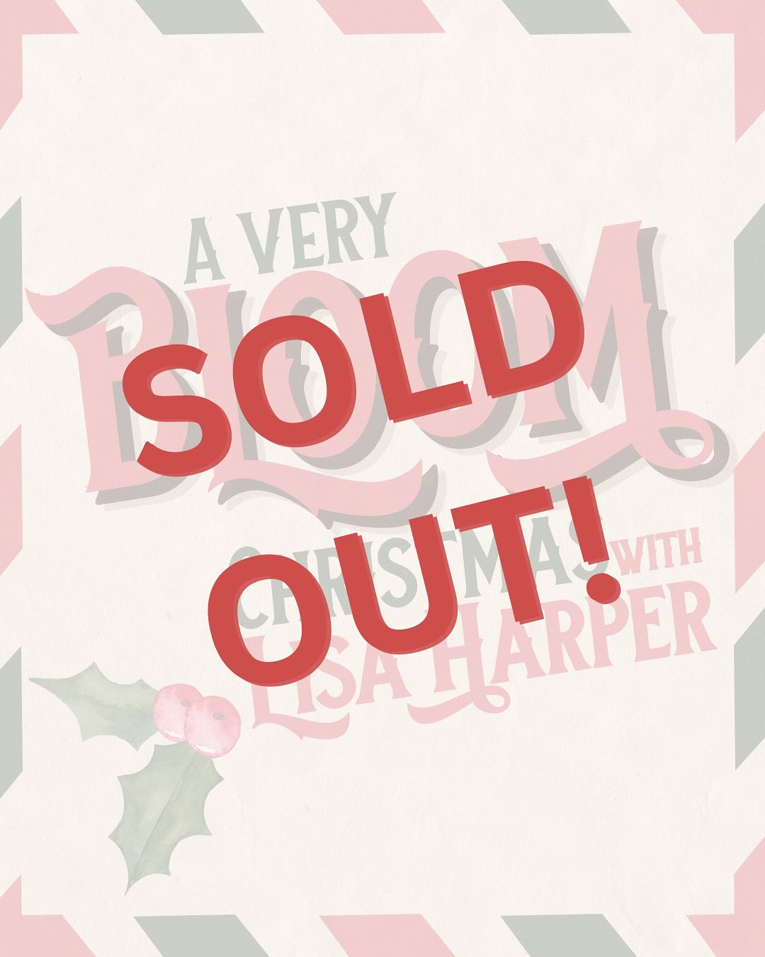 Harper Sold Out